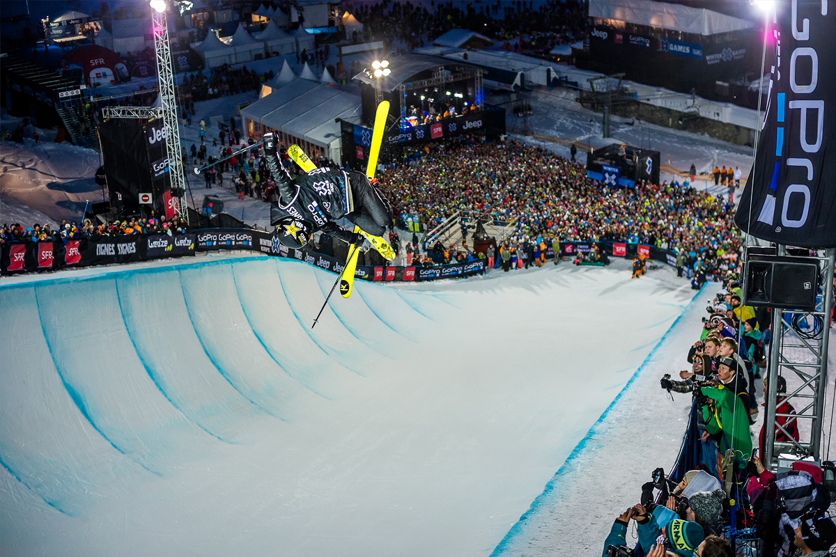 Freestyle competition in Tignes - Discover the X Games size